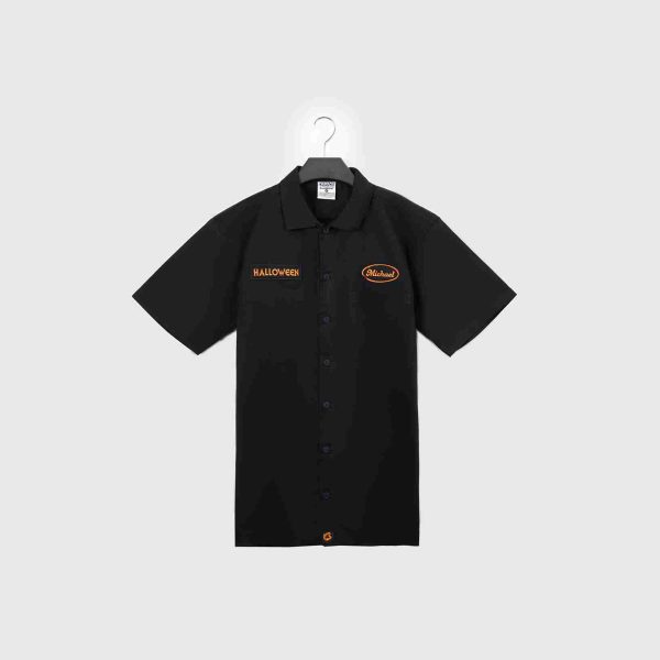 Classic Black Short Sleeve Button-Downs