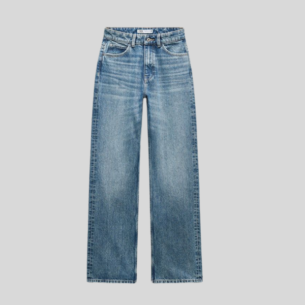 Straight-leg jeans